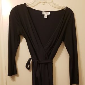 Loft Wrap Front Dress